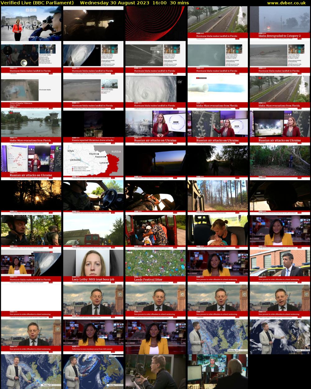 Verified Live (BBC Parliament) Wednesday 30 August 2023 16:00 - 16:30