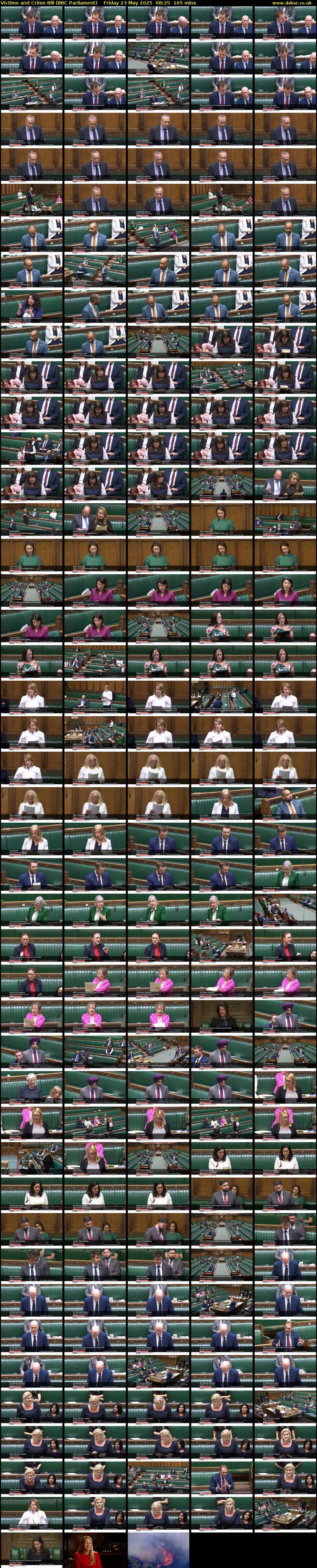 Victims and Crime Bill (BBC Parliament) Friday 23 May 2025 08:25 - 11:10