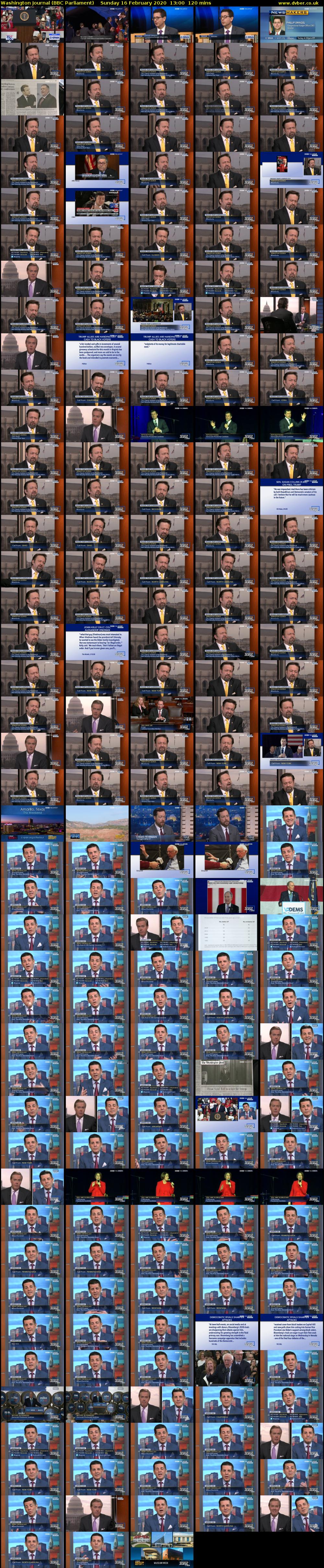 Washington Journal (BBC Parliament) Sunday 16 February 2020 13:00 - 15:00