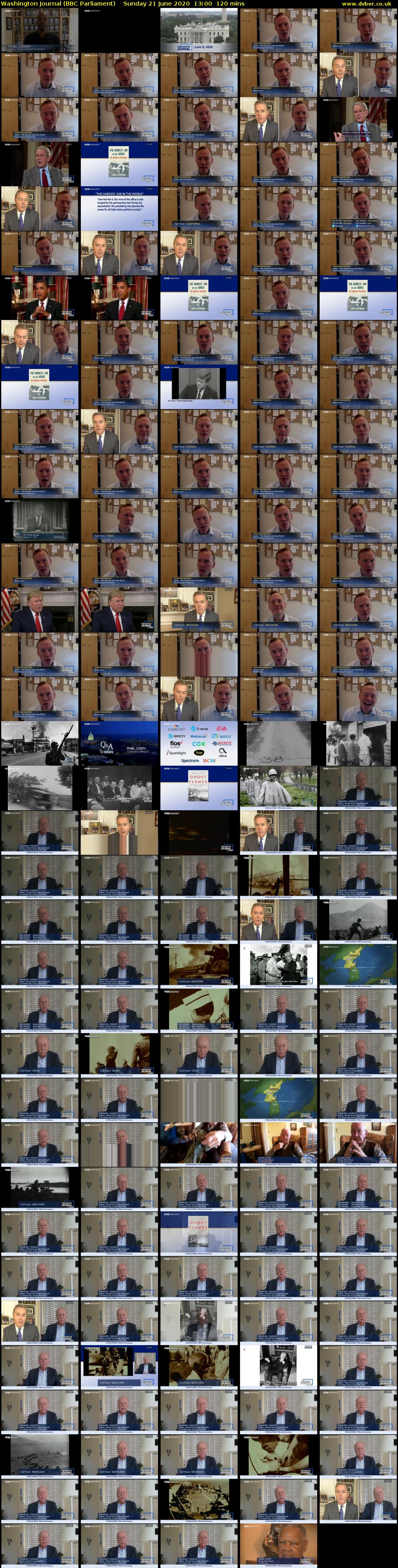 Washington Journal (BBC Parliament) Sunday 21 June 2020 13:00 - 15:00
