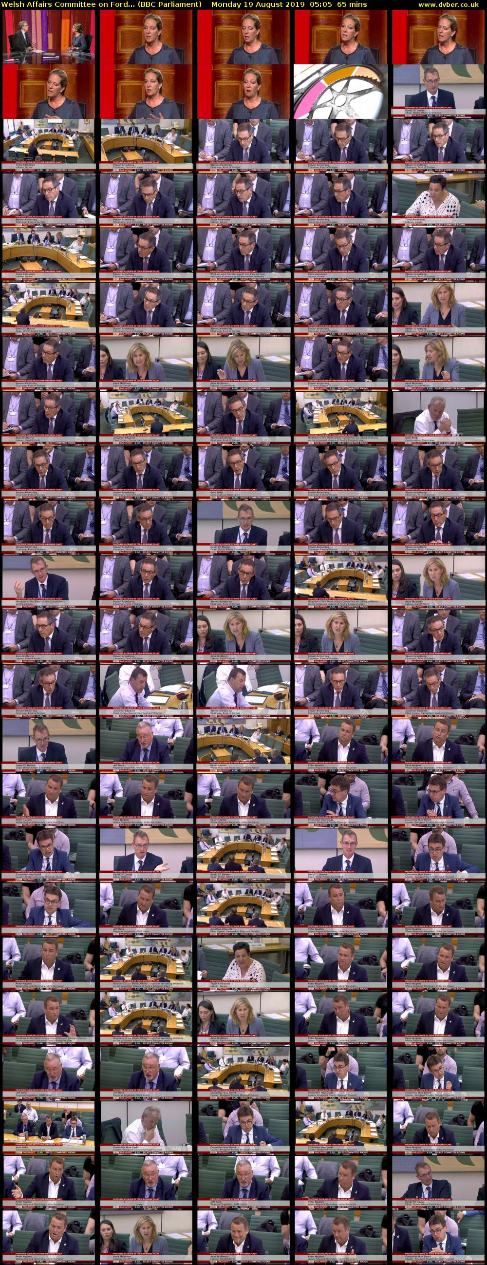 Welsh Affairs Committee on Ford... (BBC Parliament) Monday 19 August 2019 05:05 - 06:10