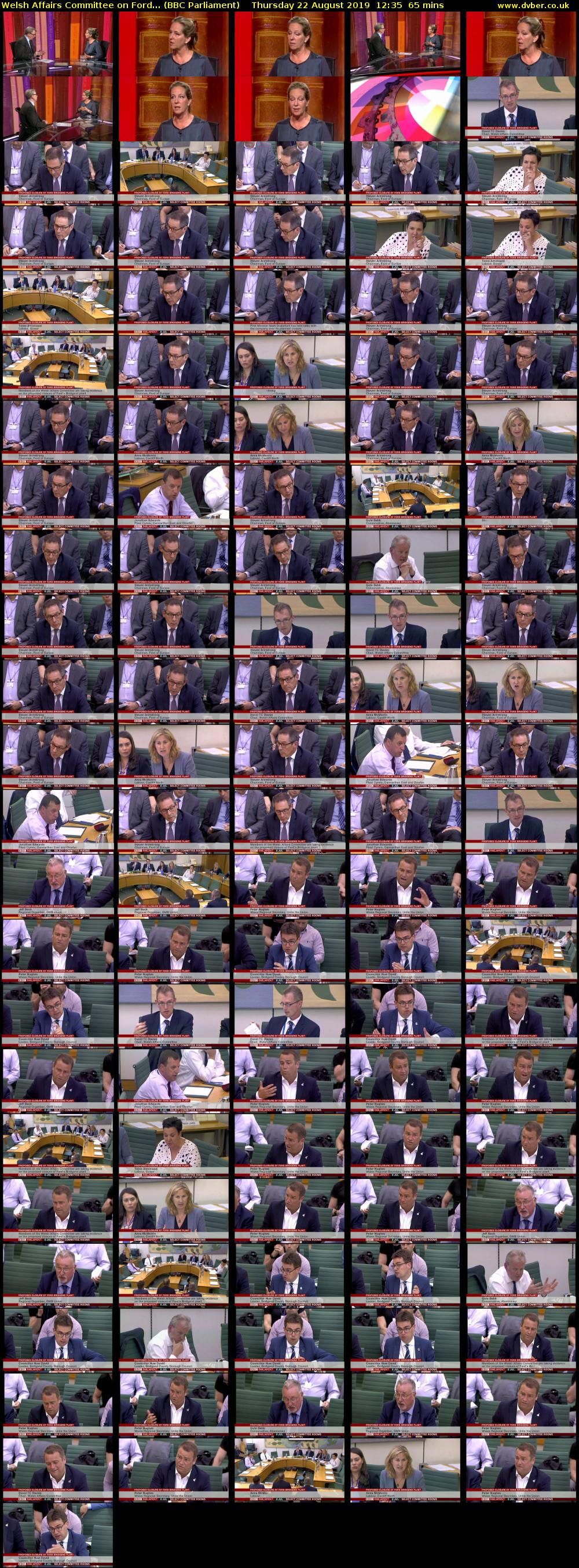 Welsh Affairs Committee on Ford... (BBC Parliament) Thursday 22 August 2019 12:35 - 13:40