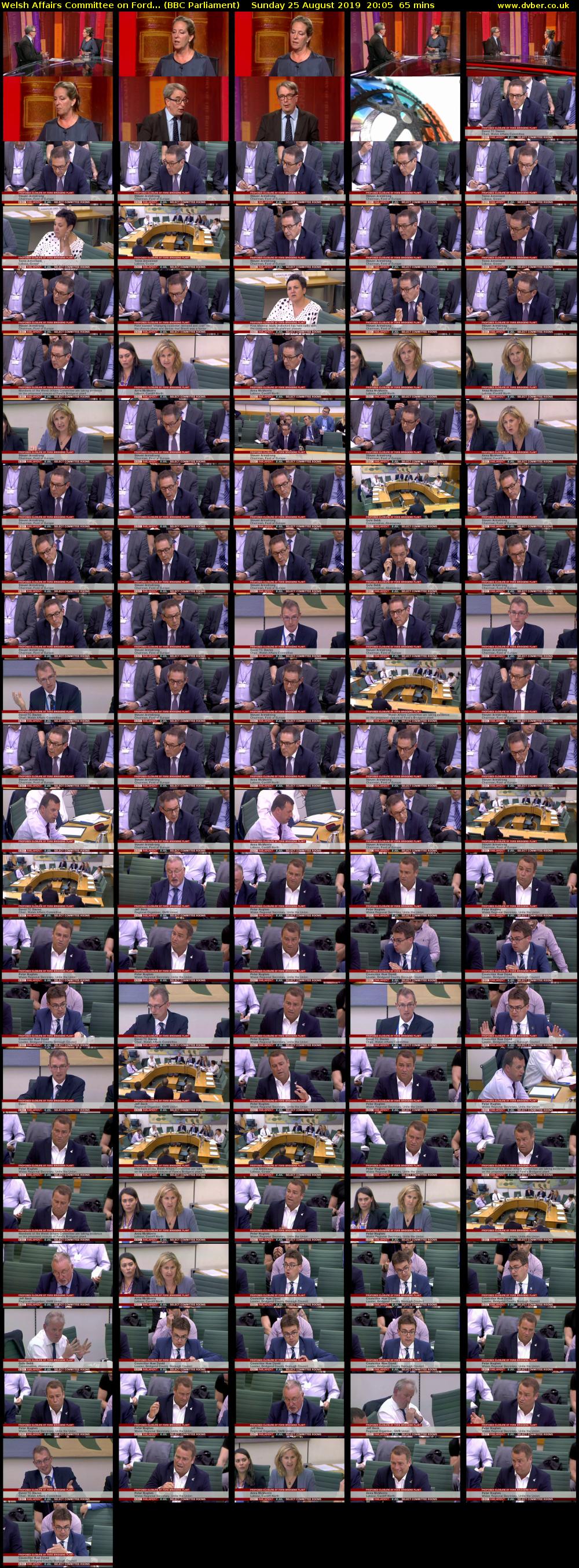 Welsh Affairs Committee on Ford... (BBC Parliament) Sunday 25 August 2019 20:05 - 21:10