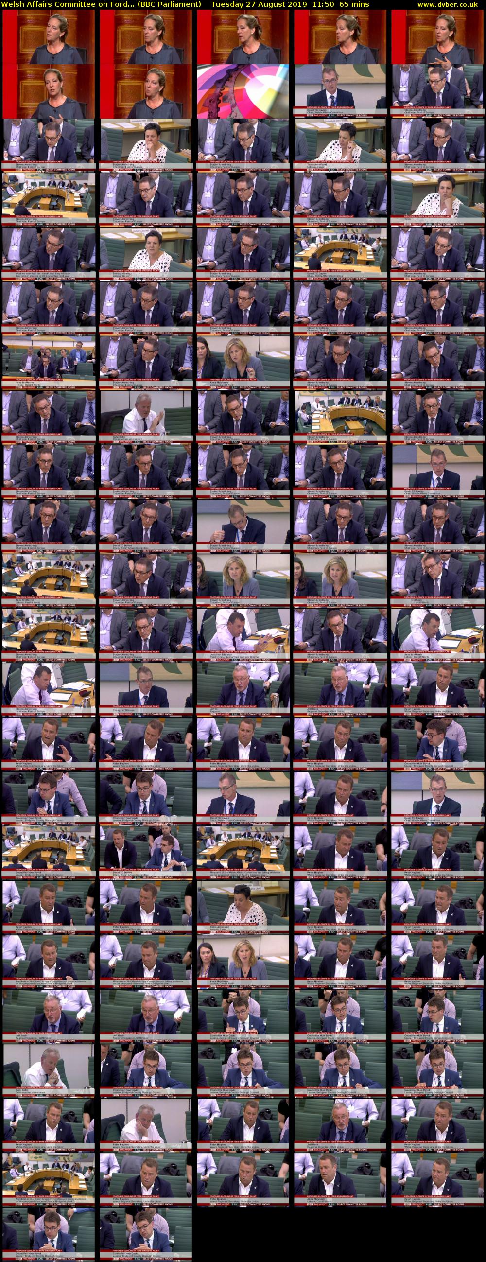 Welsh Affairs Committee on Ford... (BBC Parliament) Tuesday 27 August 2019 11:50 - 12:55