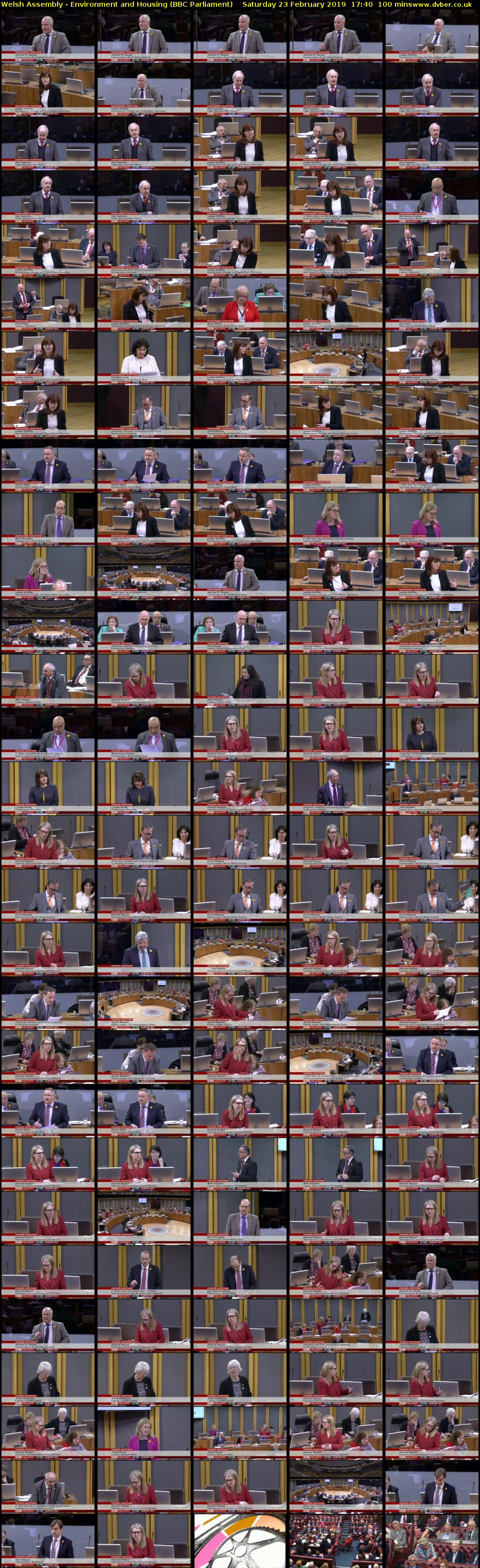 Welsh Assembly - Environment and Housing (BBC Parliament) Saturday 23 February 2019 17:40 - 19:20