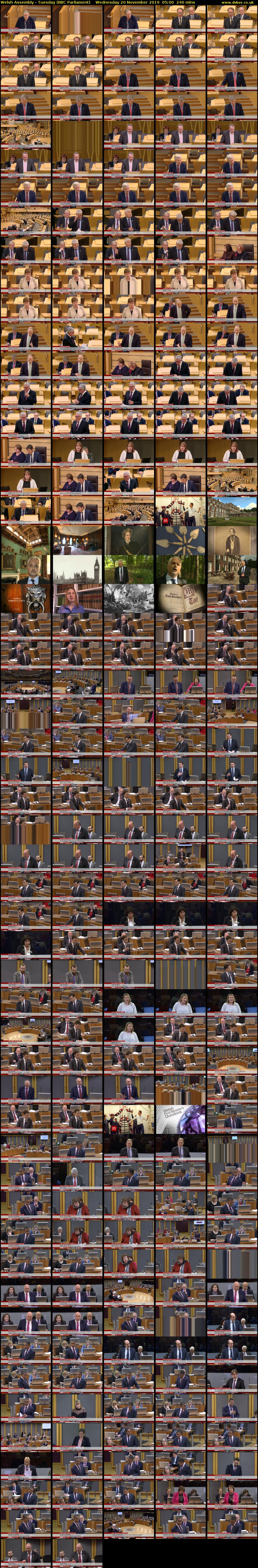 Welsh Assembly - Tuesday (BBC Parliament) Wednesday 20 November 2019 05:00 - 09:00