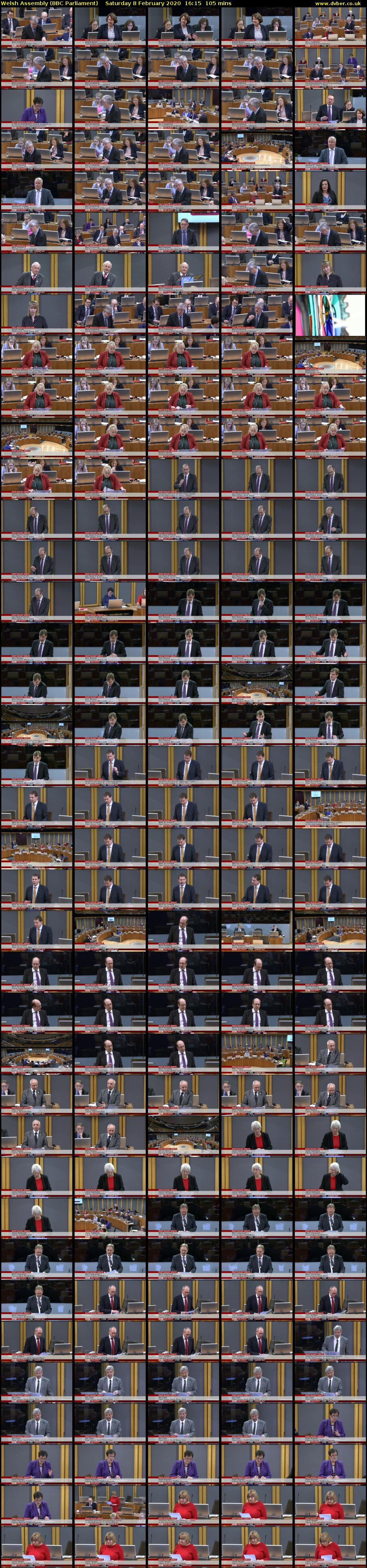 Welsh Assembly (BBC Parliament) Saturday 8 February 2020 16:15 - 18:00