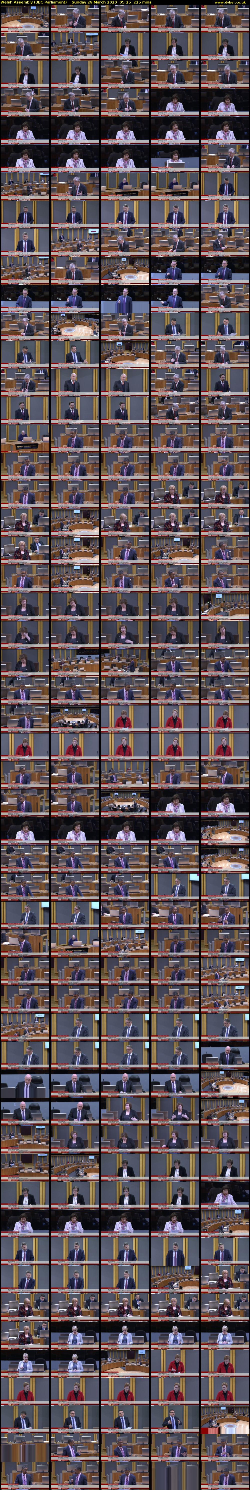 Welsh Assembly (BBC Parliament) Sunday 29 March 2020 05:25 - 09:10