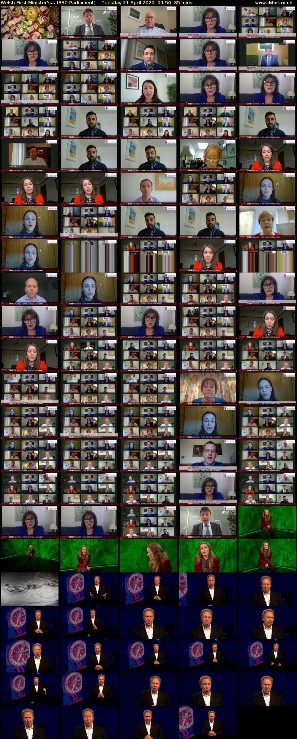 Welsh First Minister's... (BBC Parliament) Tuesday 21 April 2020 04:50 - 06:15