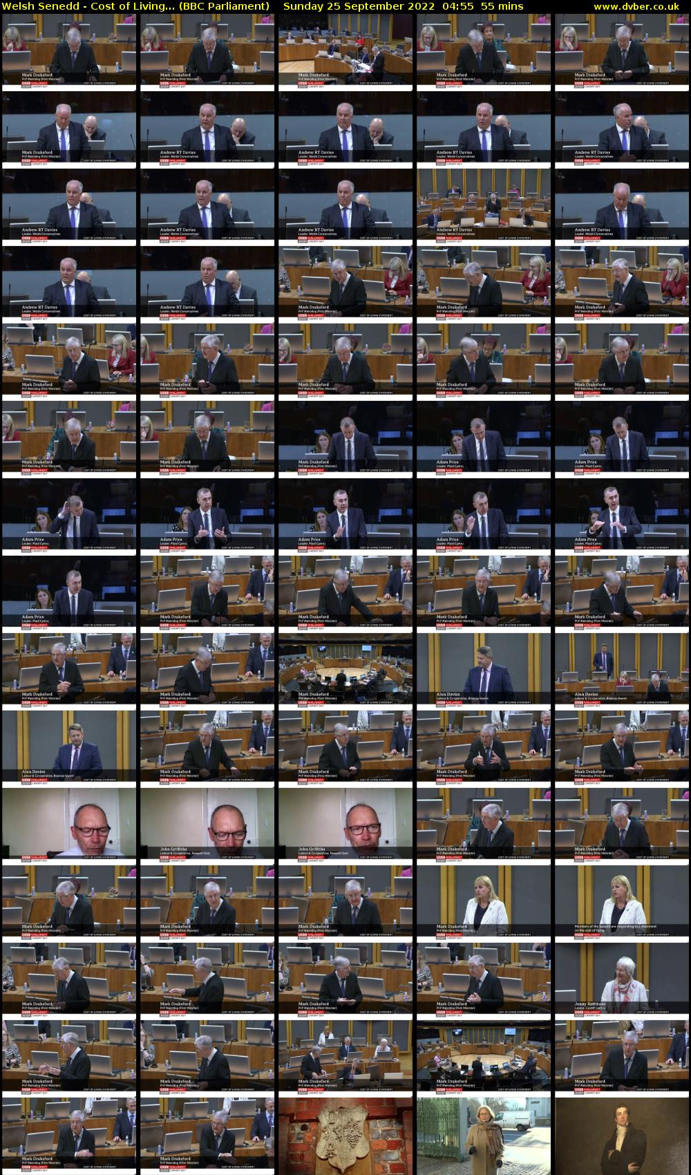 Welsh Senedd - Cost of Living... (BBC Parliament) Sunday 25 September 2022 04:55 - 05:50