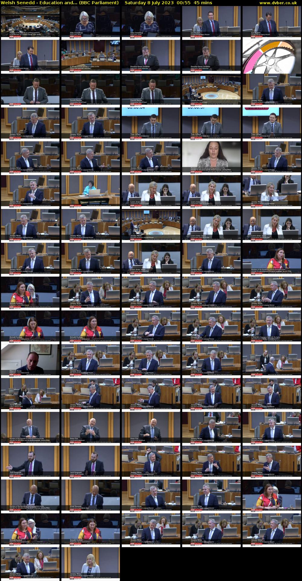 Welsh Senedd - Education and... (BBC Parliament) Saturday 8 July 2023 00:55 - 01:40