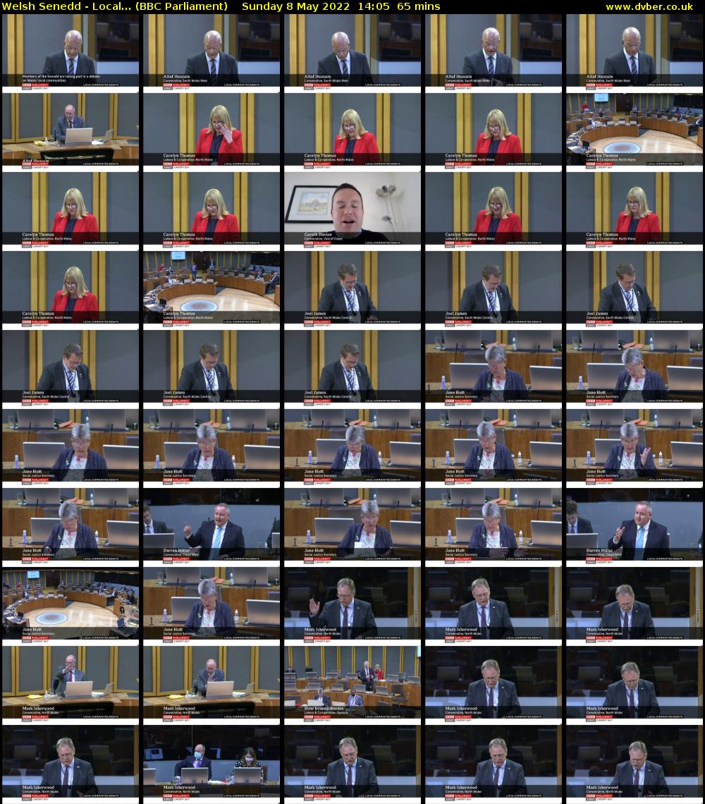 Welsh Senedd - Local... (BBC Parliament) Sunday 8 May 2022 14:05 - 15:10