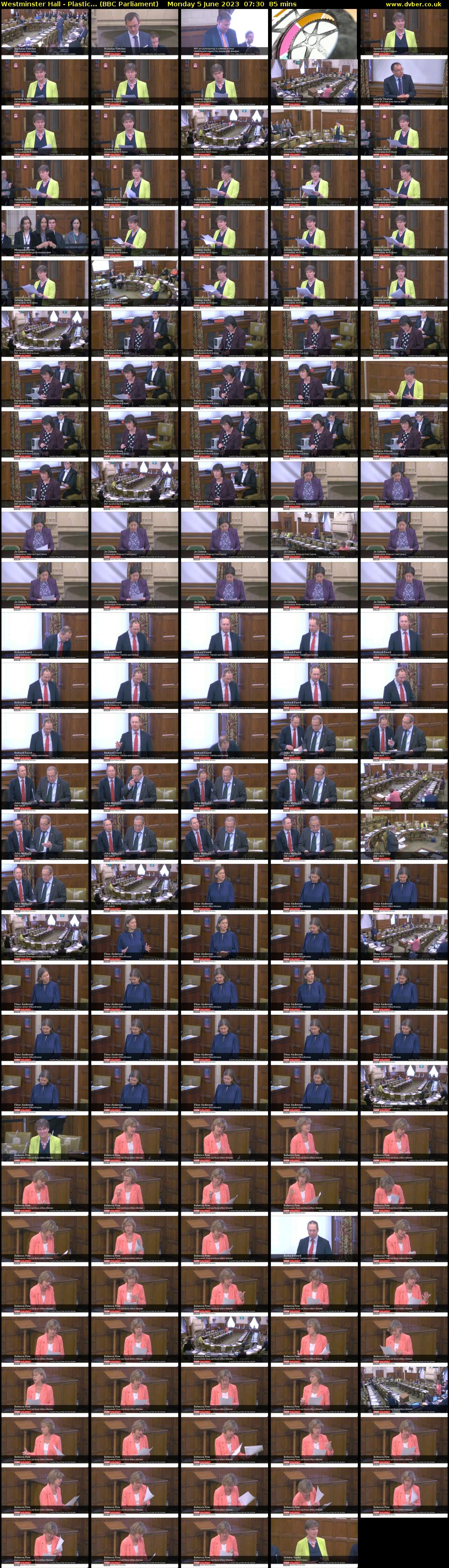 Westminster Hall - Plastic... (BBC Parliament) Monday 5 June 2023 07:30 - 08:55