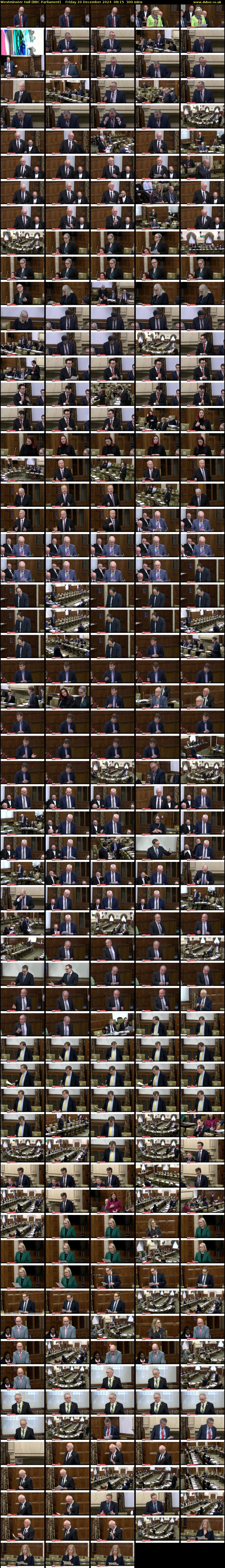 Westminster Hall (BBC Parliament) Friday 20 December 2024 08:15 - 13:15