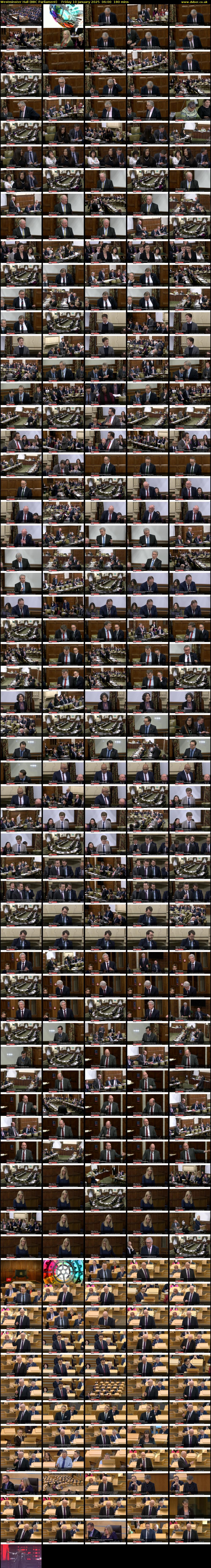 Westminster Hall (BBC Parliament) Friday 10 January 2025 06:00 - 09:00