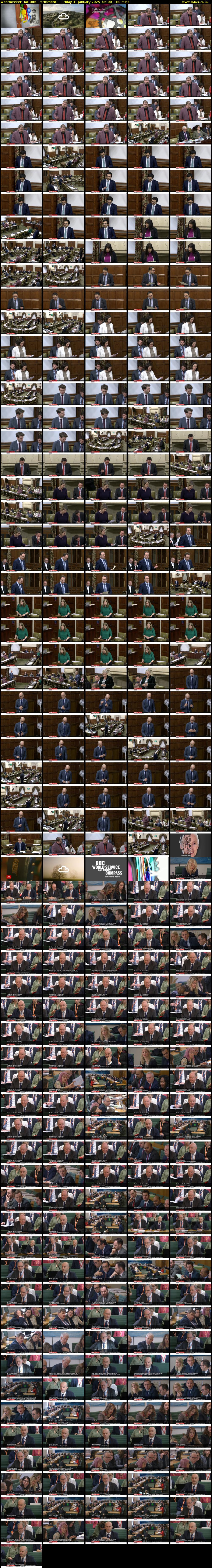 Westminster Hall (BBC Parliament) Friday 31 January 2025 06:00 - 09:00