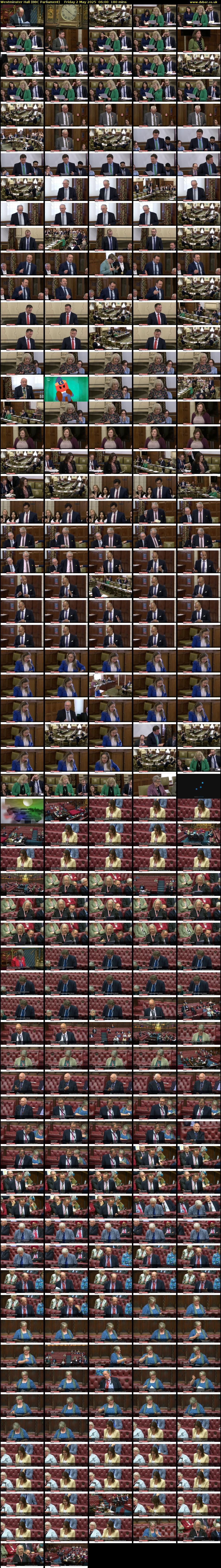 Westminster Hall (BBC Parliament) Friday 2 May 2025 06:00 - 09:00