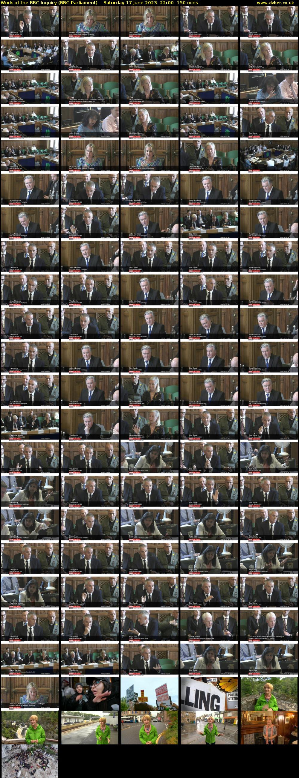 Work of the BBC Inquiry (BBC Parliament) Saturday 17 June 2023 22:00 - 00:30