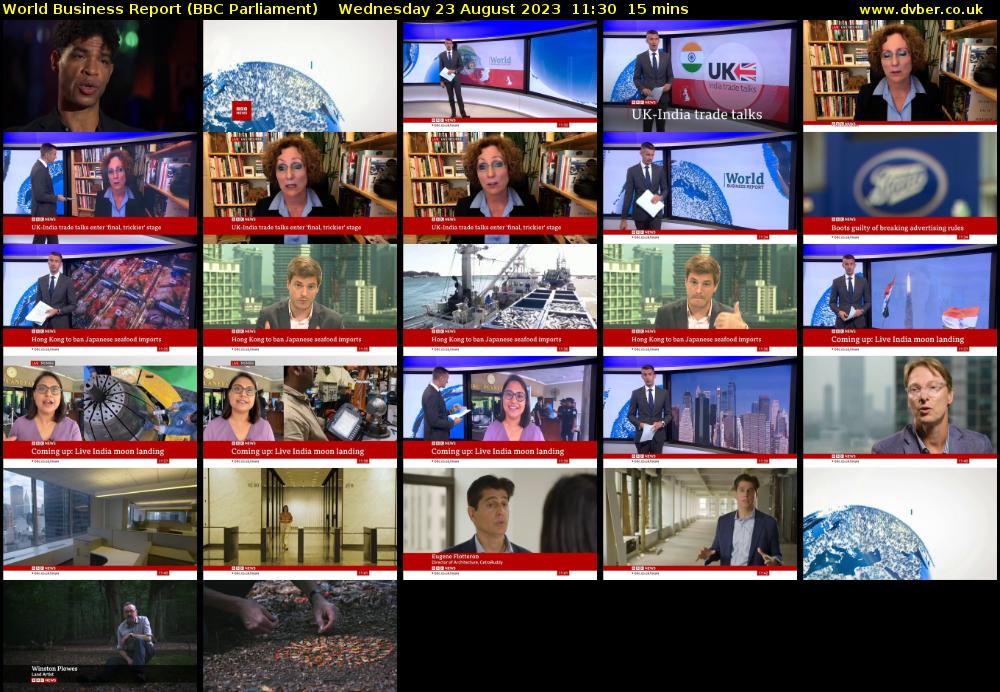 World Business Report (BBC Parliament) Wednesday 23 August 2023 11:30 - 11:45