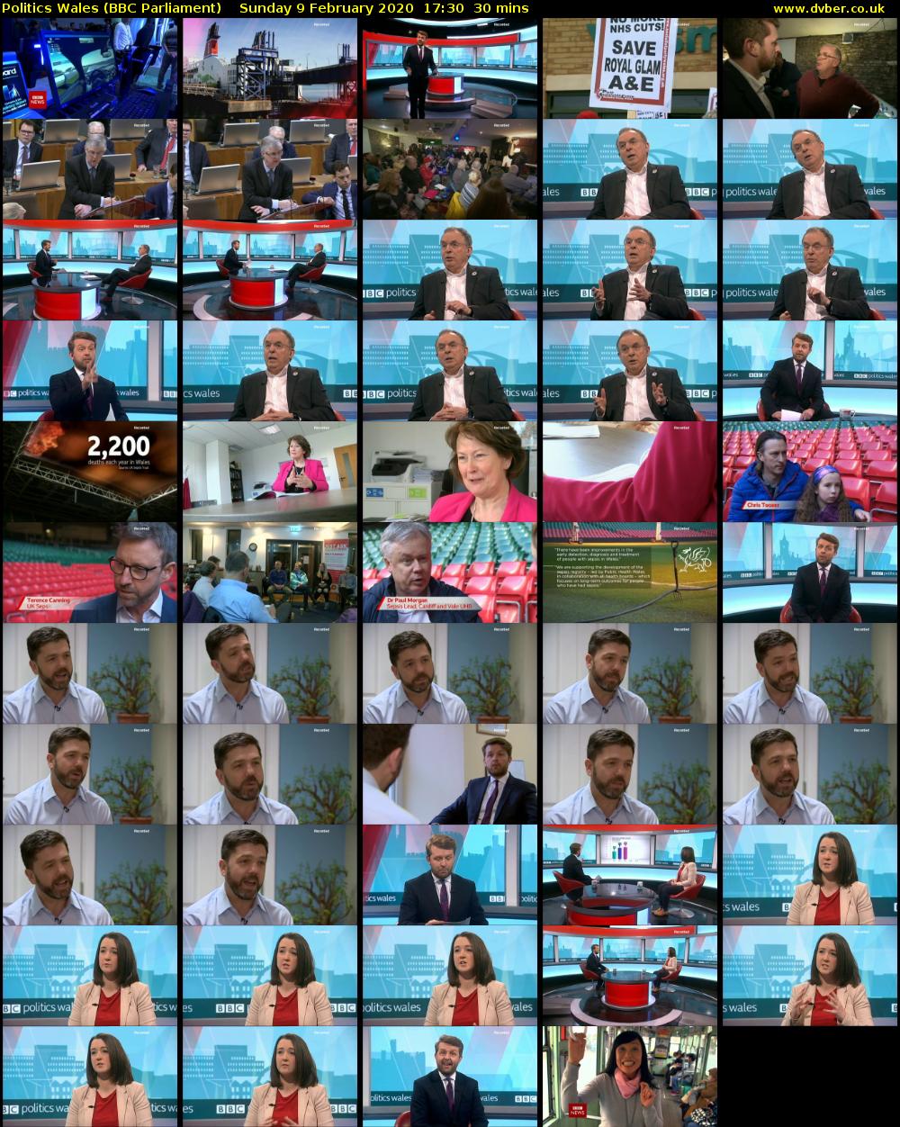 politics wales (BBC Parliament) Sunday 9 February 2020 17:30 - 18:00