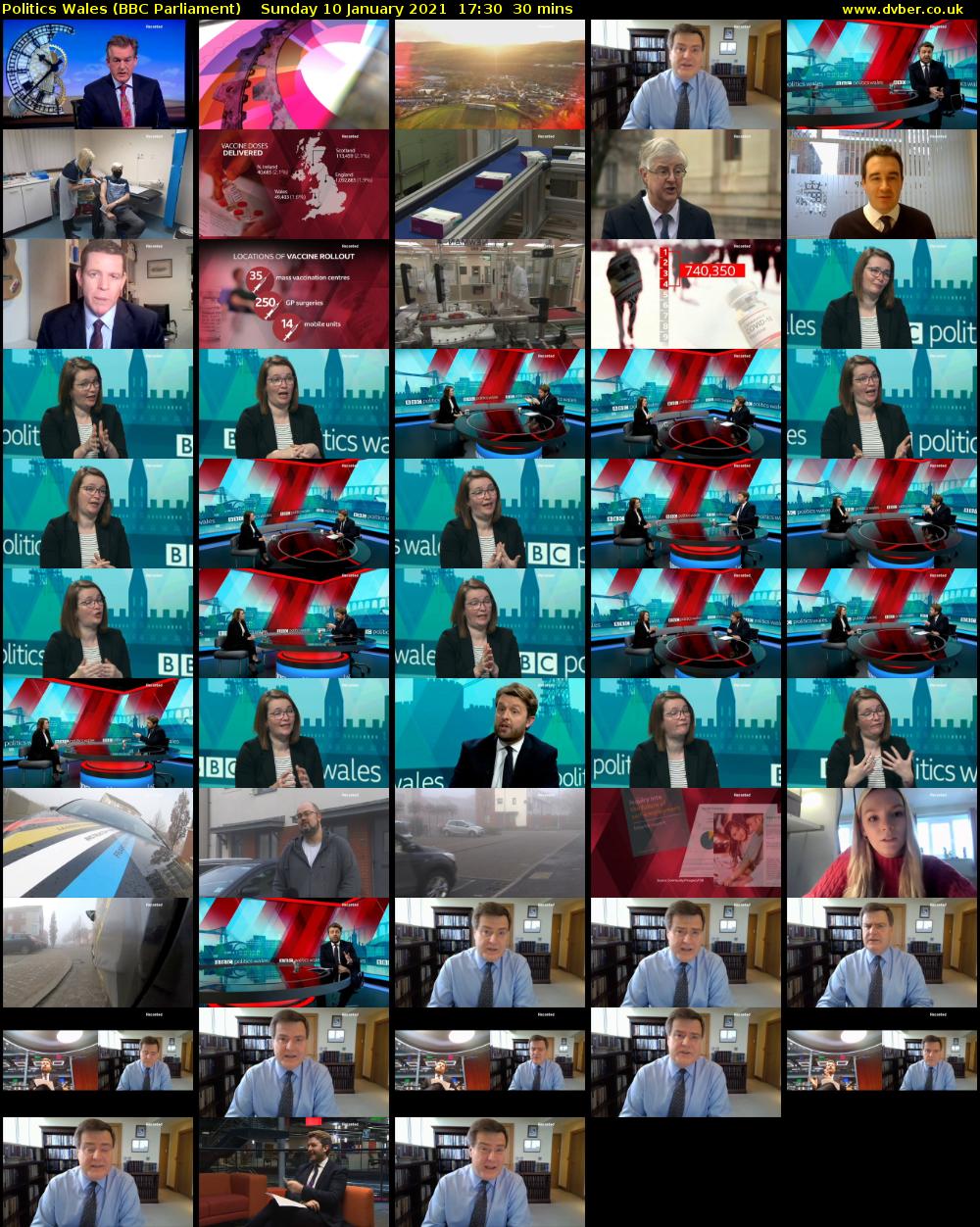 politics wales (BBC Parliament) Sunday 10 January 2021 17:30 - 18:00