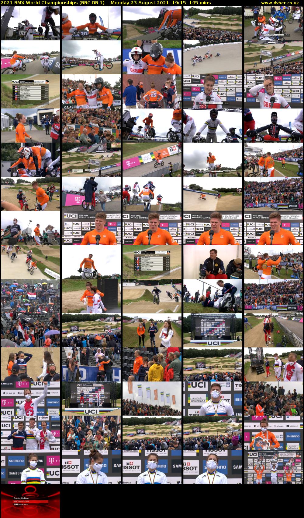 2021 BMX World Championships (BBC RB 1) Monday 23 August 2021 19:15 - 21:40