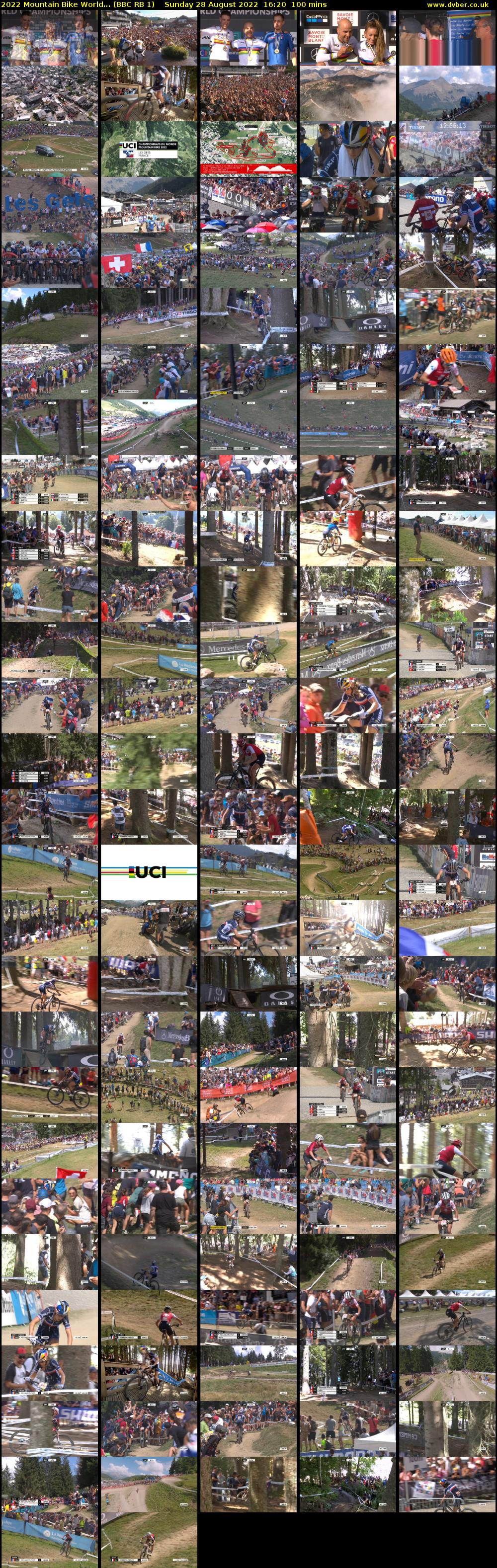 2022 Mountain Bike World... (BBC RB 1) Sunday 28 August 2022 16:20 - 18:00