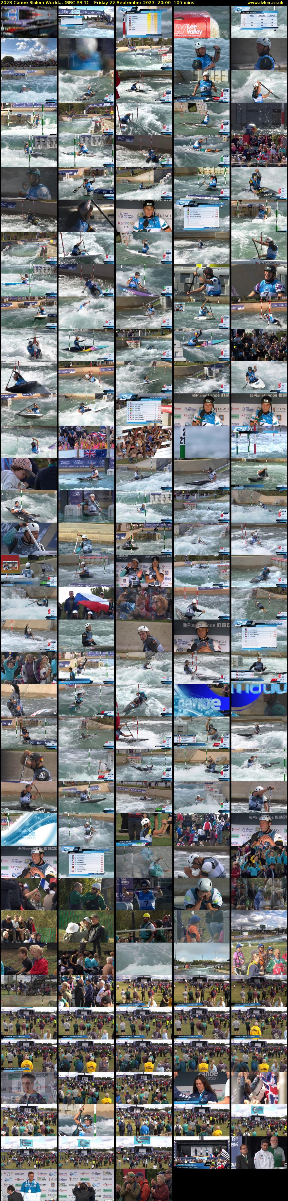 2023 Canoe Slalom World... (BBC RB 1) Friday 22 September 2023 20:00 - 21:45