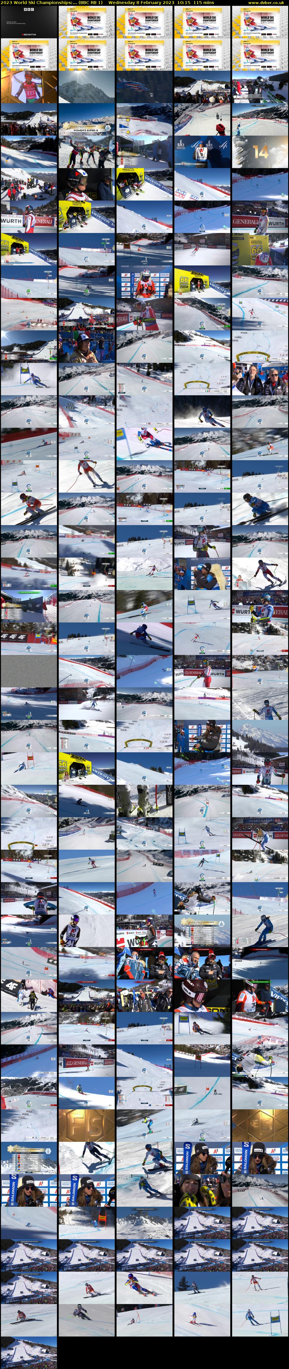 2023 World Ski Championships:... (BBC RB 1) Wednesday 8 February 2023 10:15 - 12:10