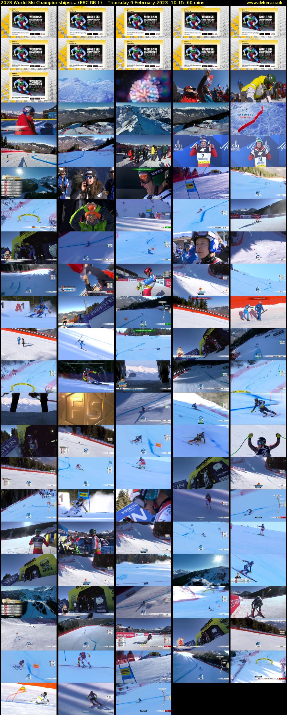 2023 World Ski Championships:... (BBC RB 1) Thursday 9 February 2023 10:15 - 11:15