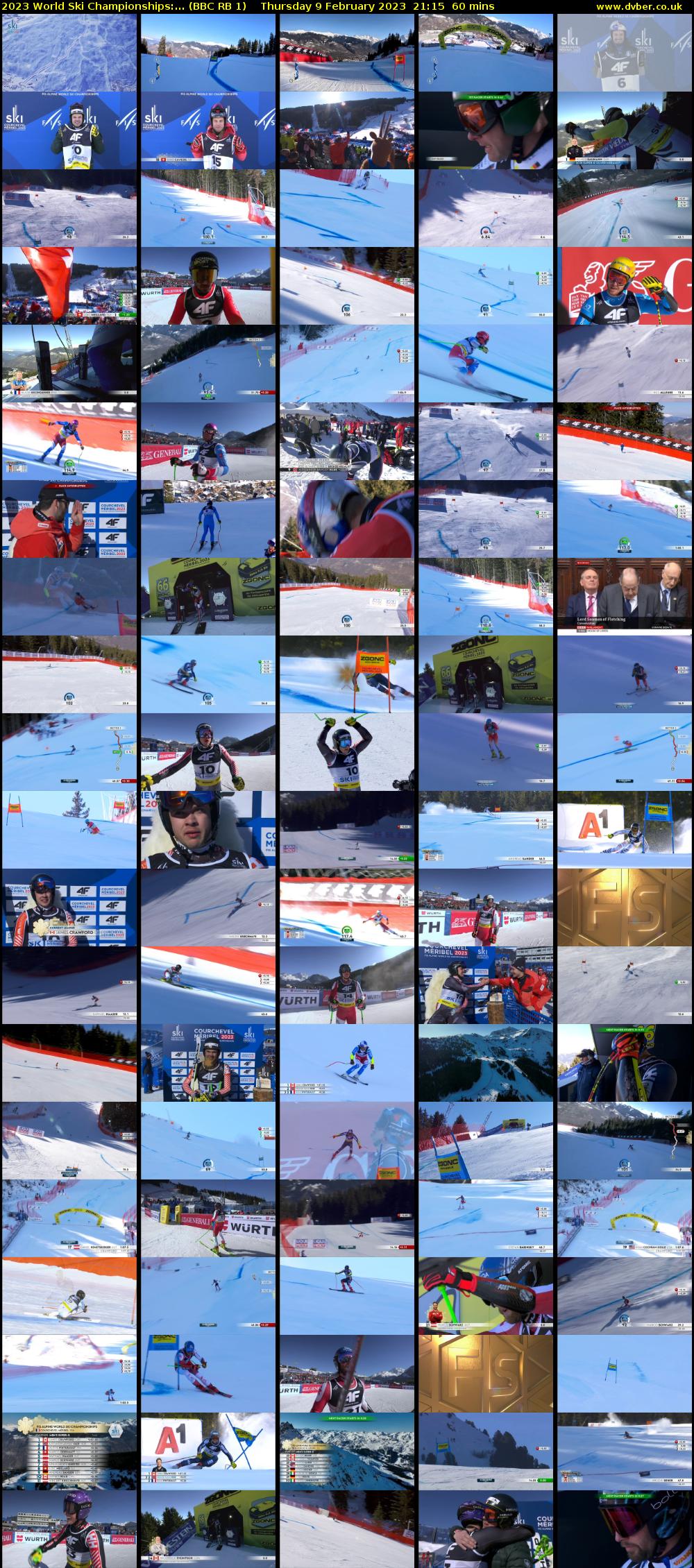 2023 World Ski Championships:... (BBC RB 1) Thursday 9 February 2023 21:15 - 22:15