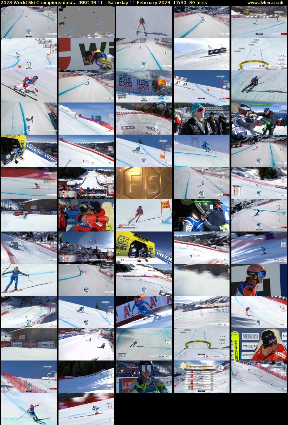 2023 World Ski Championships:... (BBC RB 1) Saturday 11 February 2023 17:30 - 18:59