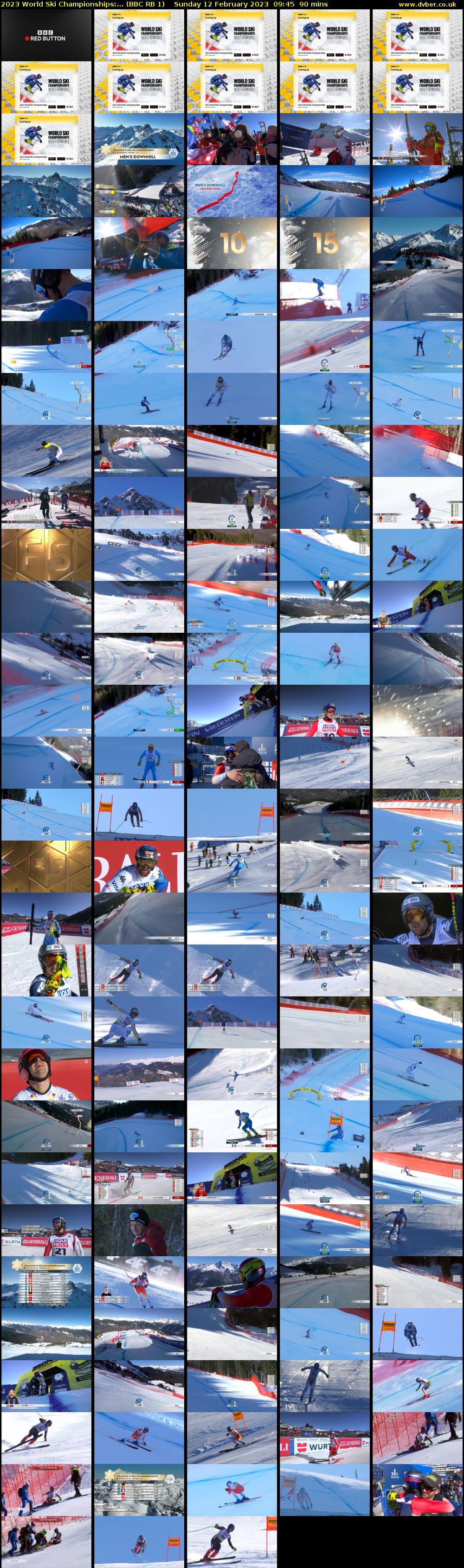 2023 World Ski Championships:... (BBC RB 1) Sunday 12 February 2023 09:45 - 11:15