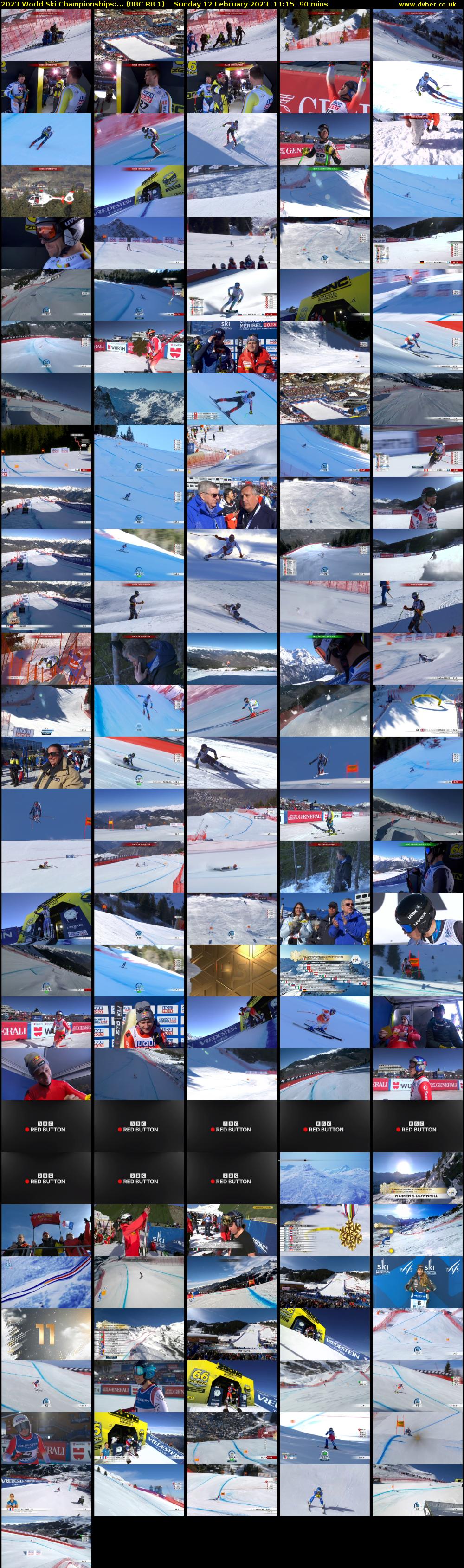 2023 World Ski Championships:... (BBC RB 1) Sunday 12 February 2023 11:15 - 12:45