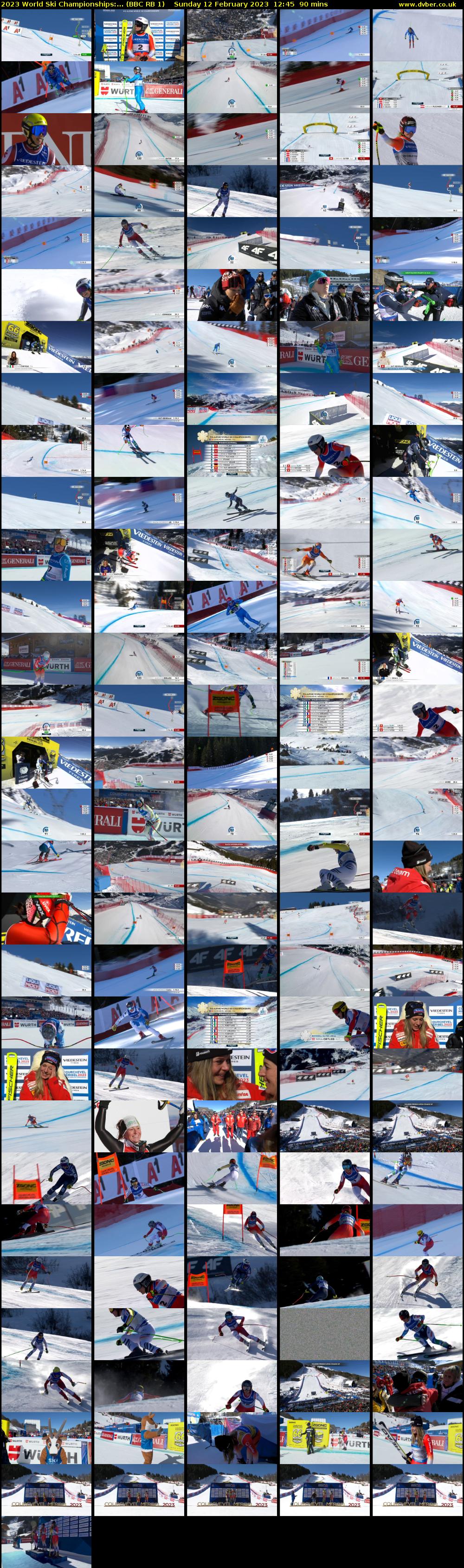 2023 World Ski Championships:... (BBC RB 1) Sunday 12 February 2023 12:45 - 14:15