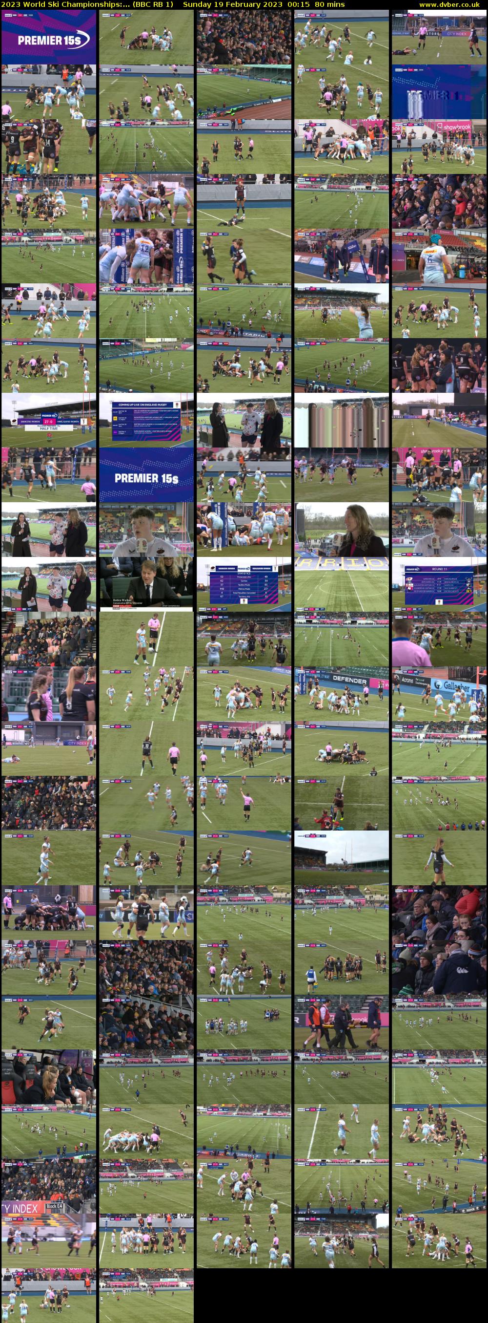 2023 World Ski Championships:... (BBC RB 1) Sunday 19 February 2023 00:15 - 01:35