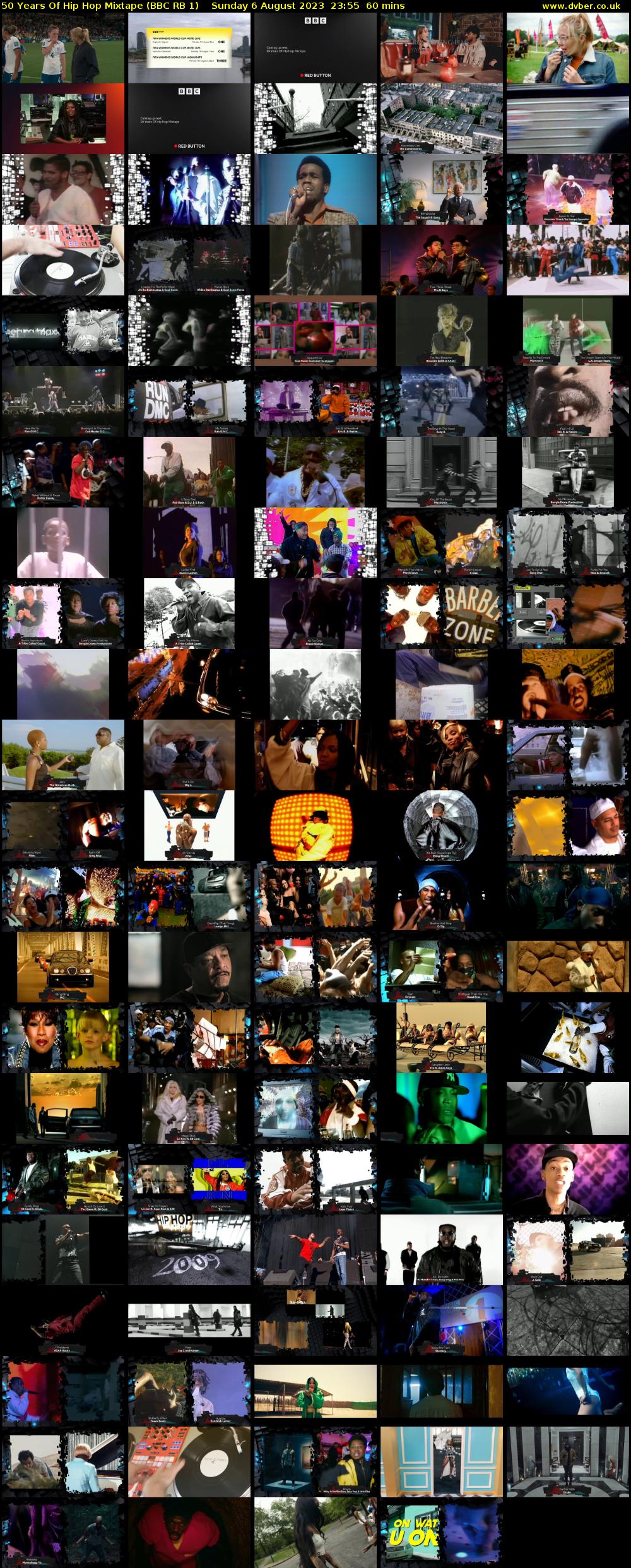 50 Years Of Hip Hop Mixtape (BBC RB 1) Sunday 6 August 2023 23:55 - 00:55