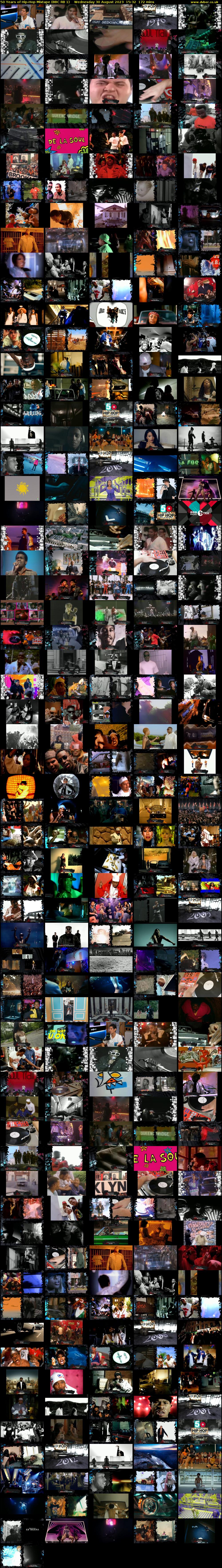 50 Years of Hip-Hop Mixtape (BBC RB 1) Wednesday 30 August 2023 15:32 - 18:24