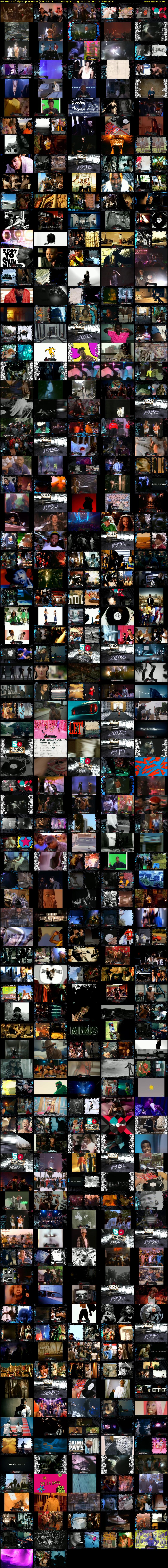 50 Years of Hip-Hop Mixtape (BBC RB 1) Thursday 31 August 2023 00:07 - 04:53