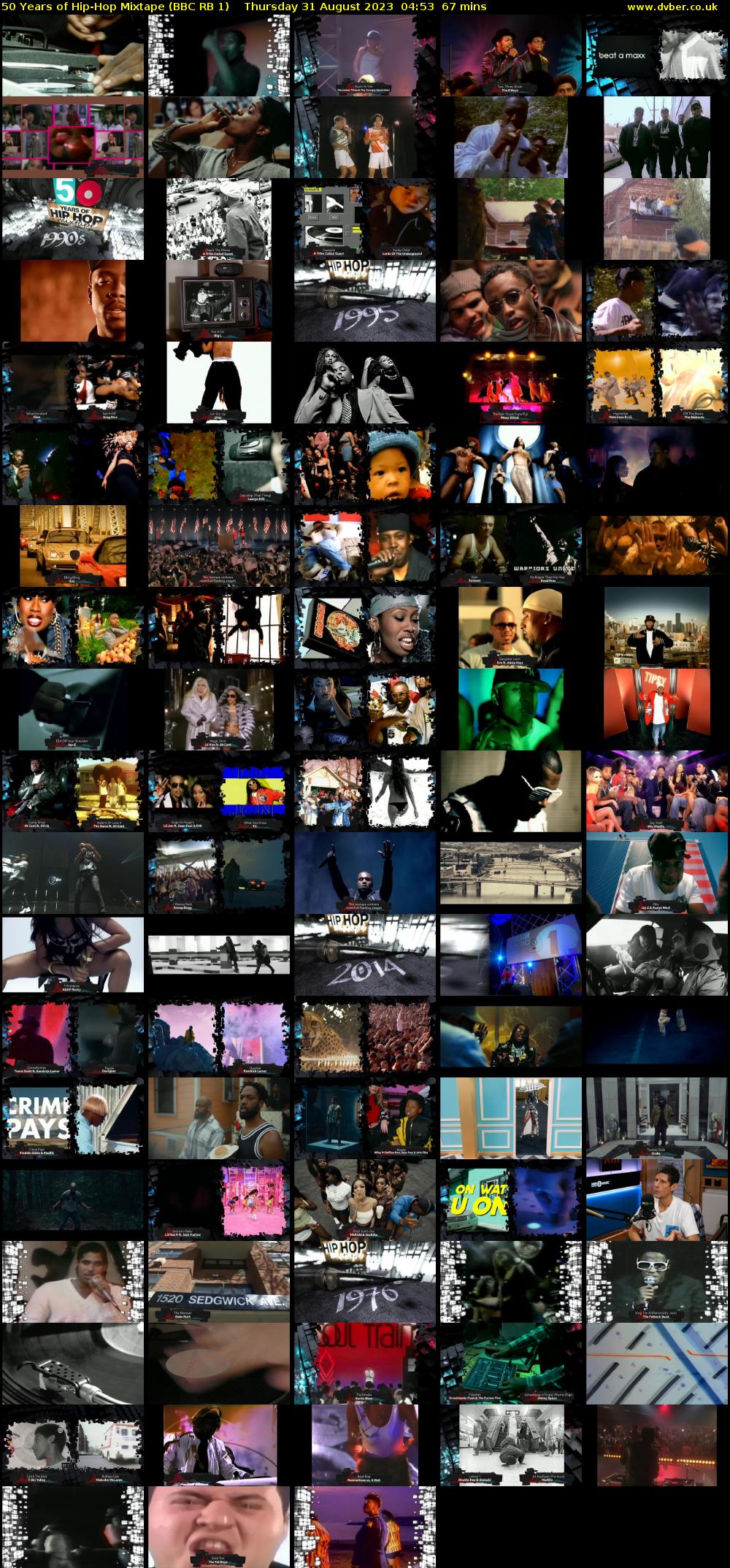 50 Years of Hip-Hop Mixtape (BBC RB 1) Thursday 31 August 2023 04:53 - 06:00