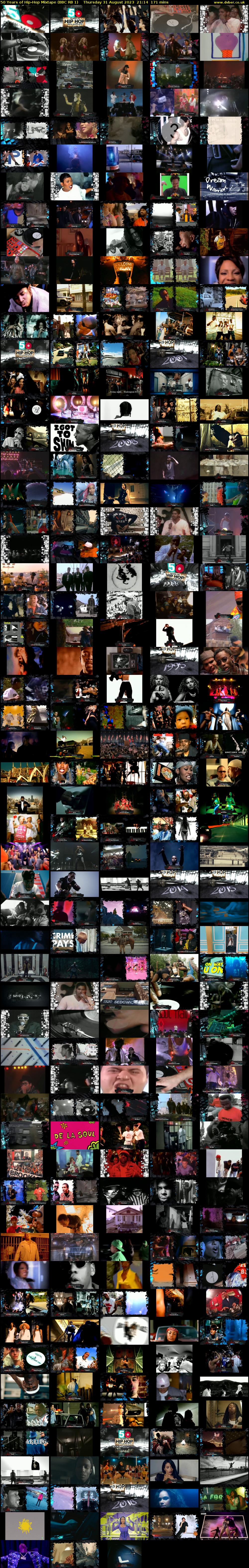50 Years of Hip-Hop Mixtape (BBC RB 1) Thursday 31 August 2023 21:14 - 00:05