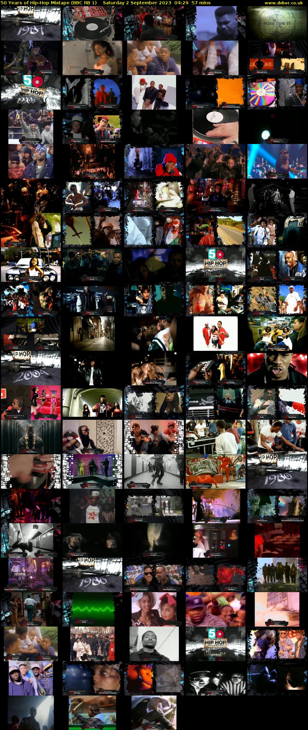 50 Years of Hip-Hop Mixtape (BBC RB 1) Saturday 2 September 2023 04:29 - 05:26
