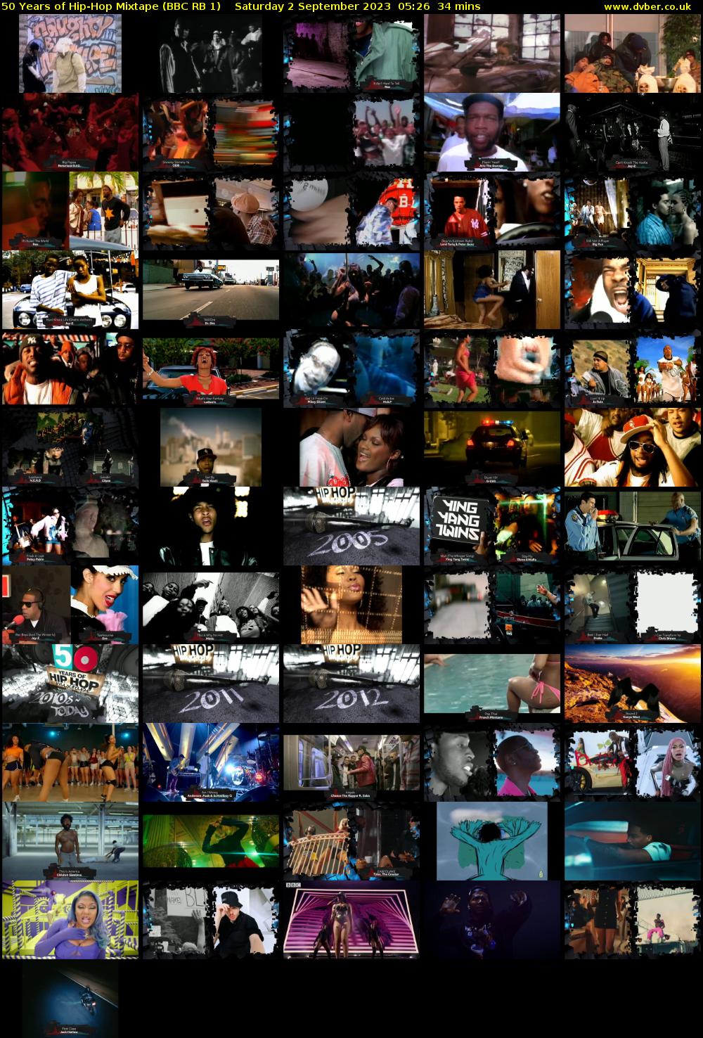 50 Years of Hip-Hop Mixtape (BBC RB 1) Saturday 2 September 2023 05:26 - 06:00