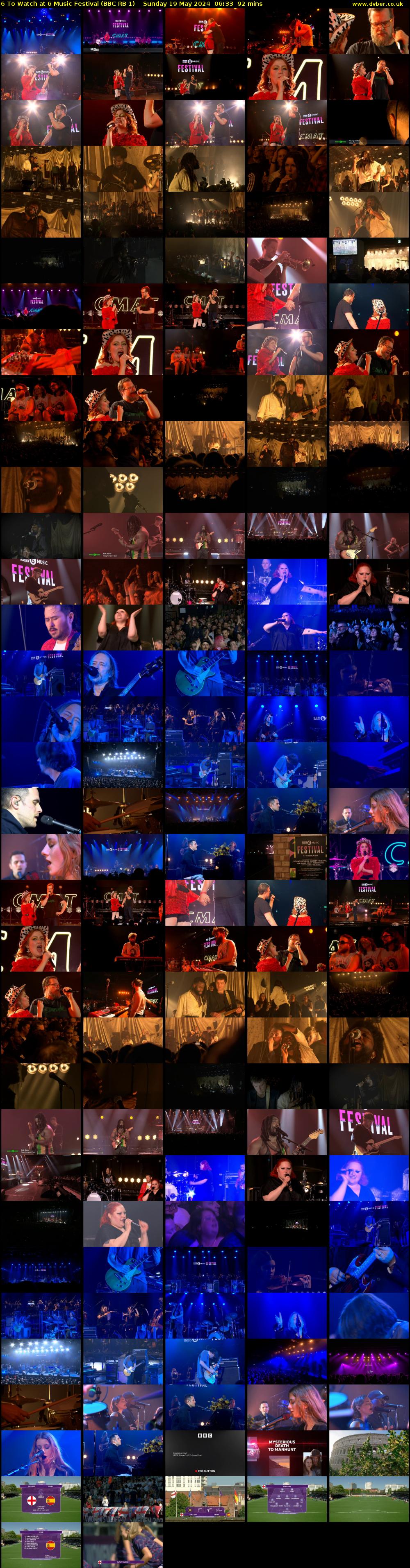 6 to Watch at 6 Music Festival (BBC RB 1) Sunday 19 May 2024 06:33 - 08:05