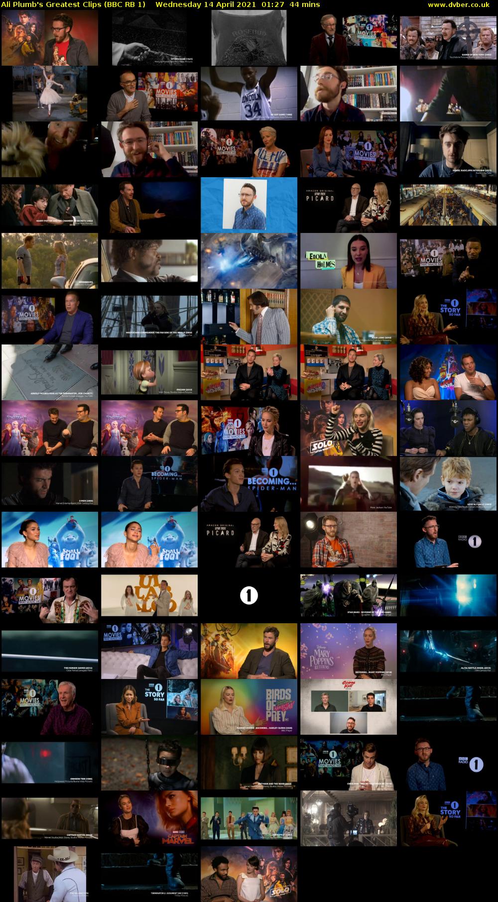 Ali Plumb's Greatest Clips (BBC RB 1) Wednesday 14 April 2021 01:27 - 02:11