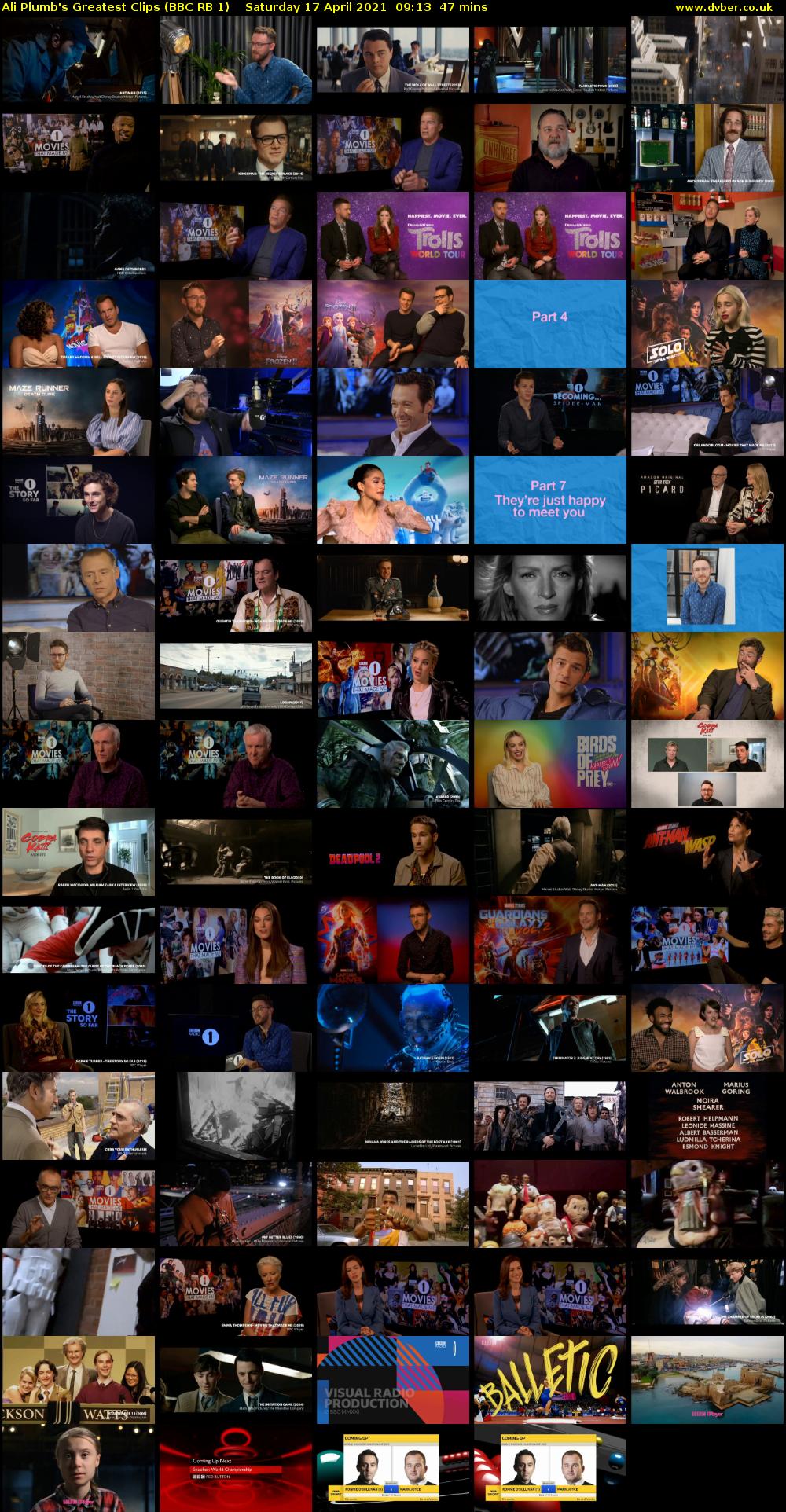 Ali Plumb's Greatest Clips (BBC RB 1) Saturday 17 April 2021 09:13 - 10:00