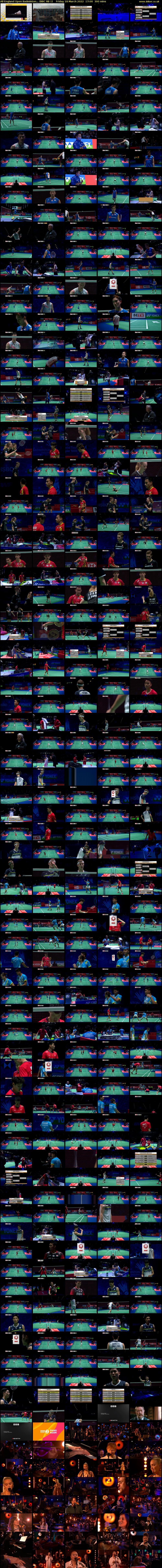 All England Open Badminton... (BBC RB 1) Friday 18 March 2022 17:00 - 22:00