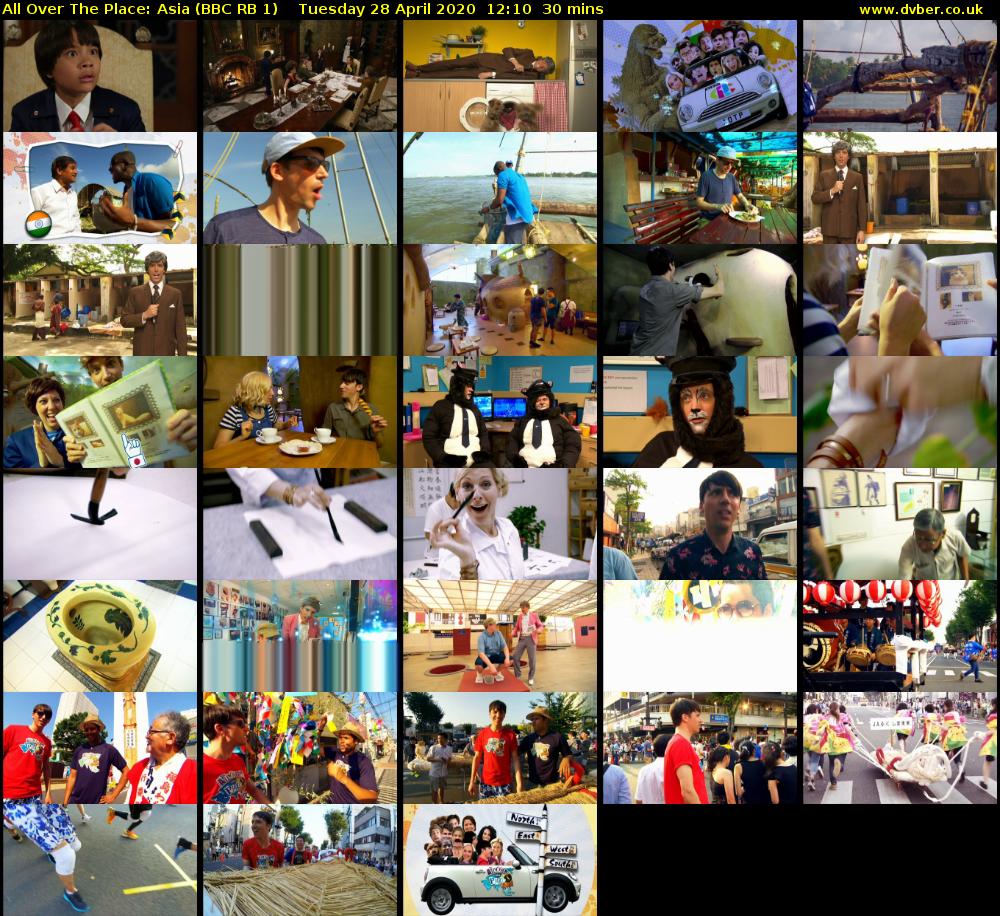 All Over The Place: Asia (BBC RB 1) Tuesday 28 April 2020 12:10 - 12:40