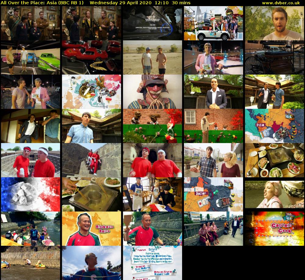 All Over The Place: Asia (BBC RB 1) Wednesday 29 April 2020 12:10 - 12:40