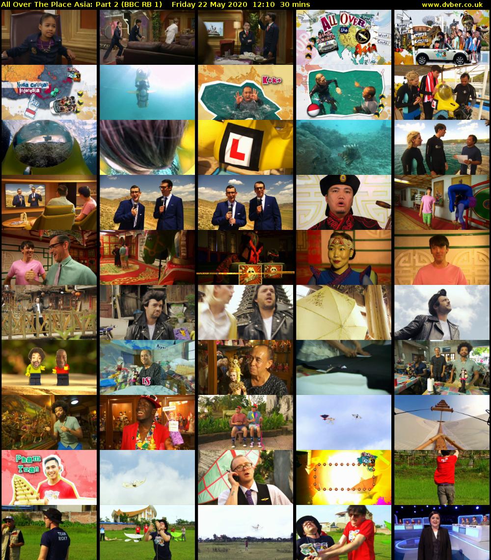 All Over The Place Asia: Part 2 (BBC RB 1) Friday 22 May 2020 12:10 - 12:40